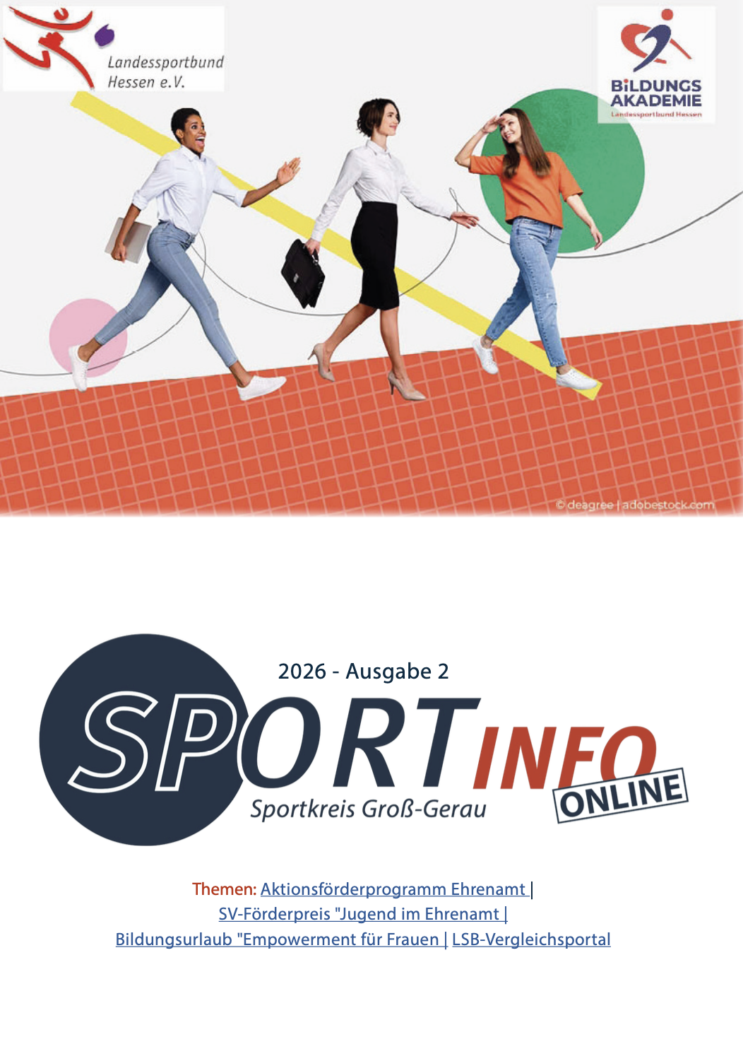 SportInfo Online - 2026 Ausgabe 2