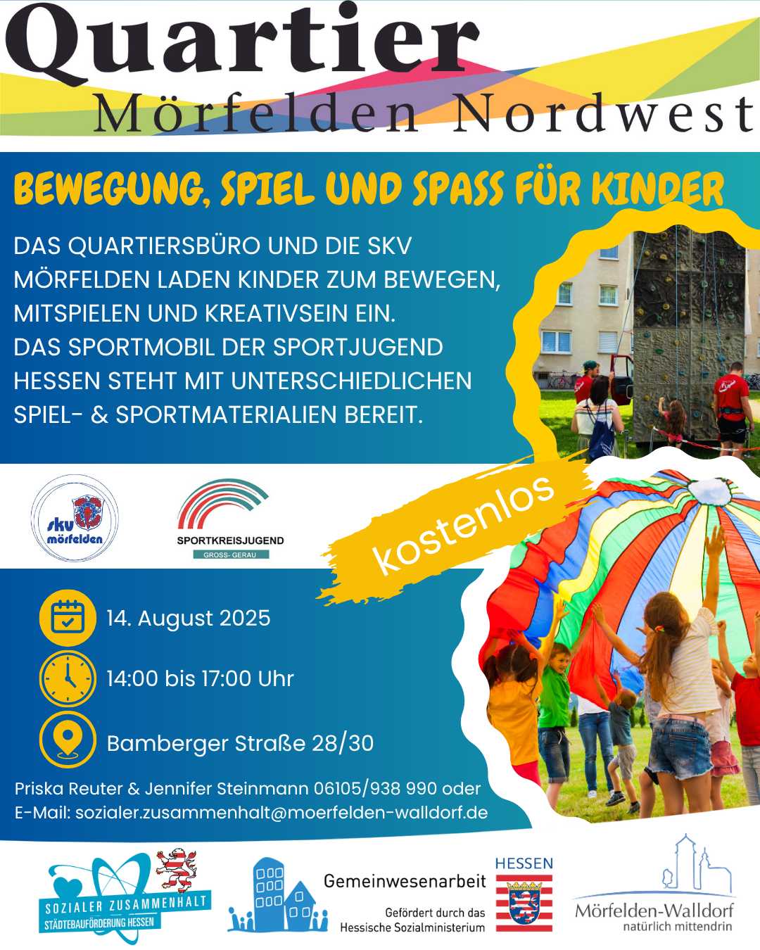 Bewegung, Spiel und Spass für Kinder