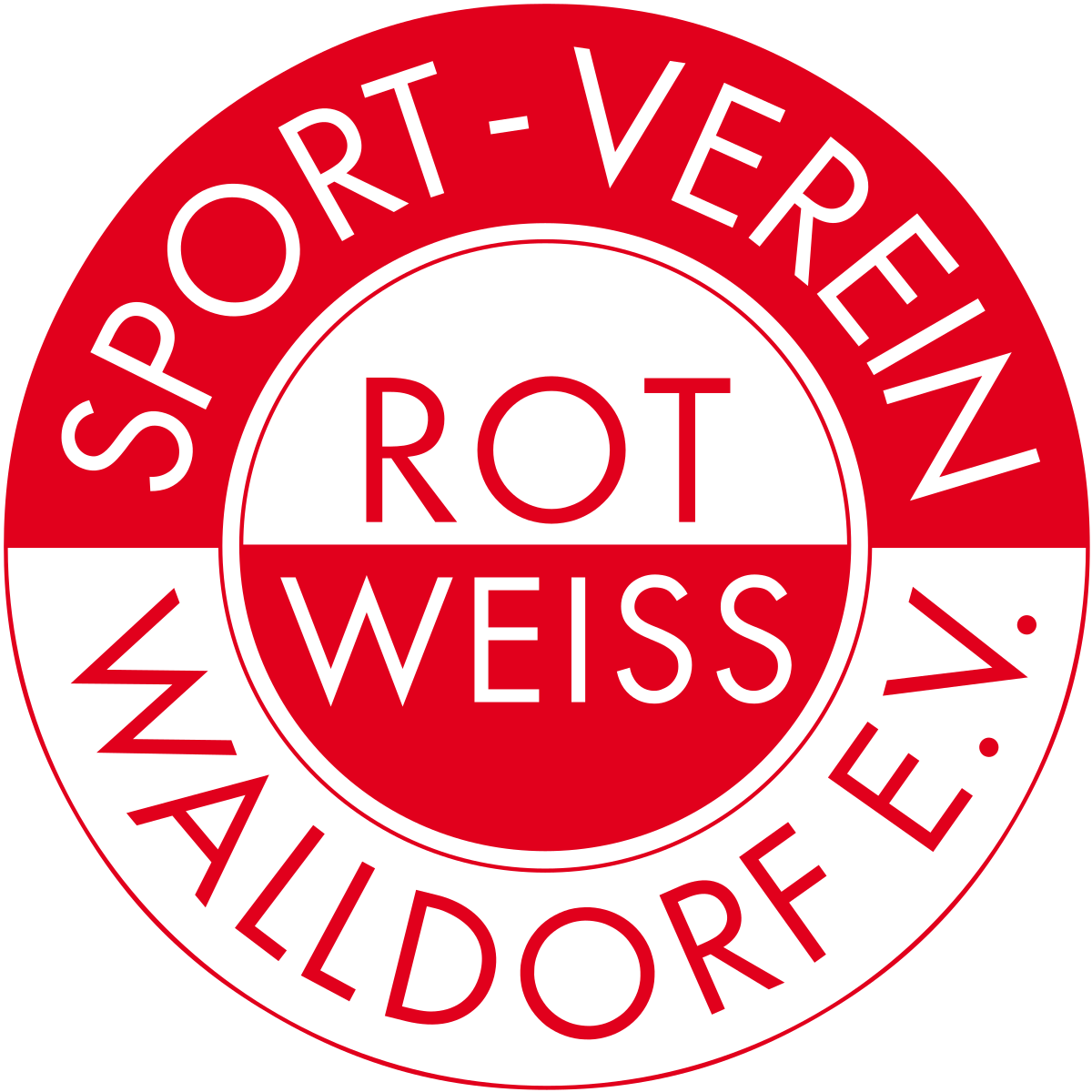Vereinslogo von Sportverein Rot-Weiß 1914 Walldorf e.V.